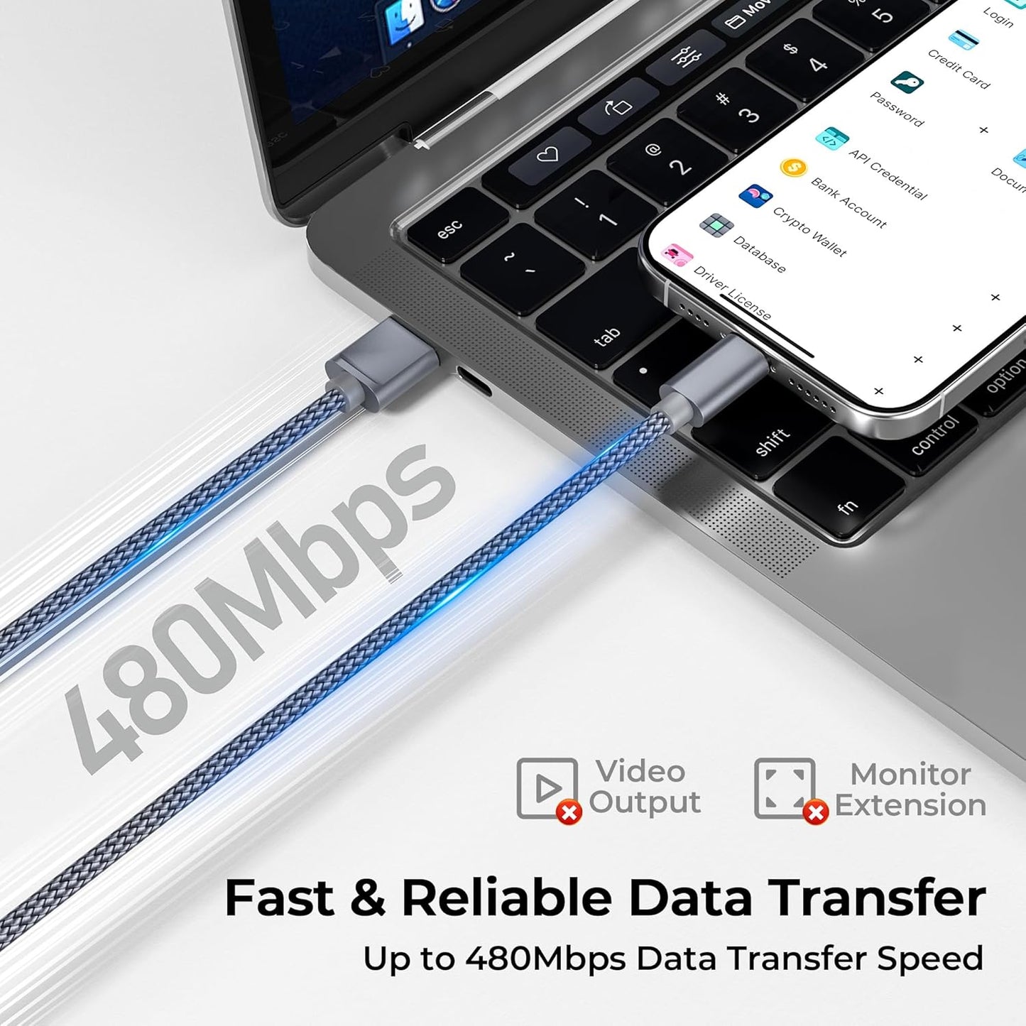 Basesailor USB Type C Charger Cable 3-Pack 3.3/6.6/10FT,Charging Power Cord for Kindle Fire HD 7 12th 2022,10 9th 2019,HD 8 10th 2020,11th 2021 Generation,Samsung Galaxy A03s A13 A53 S10,Steam Deck