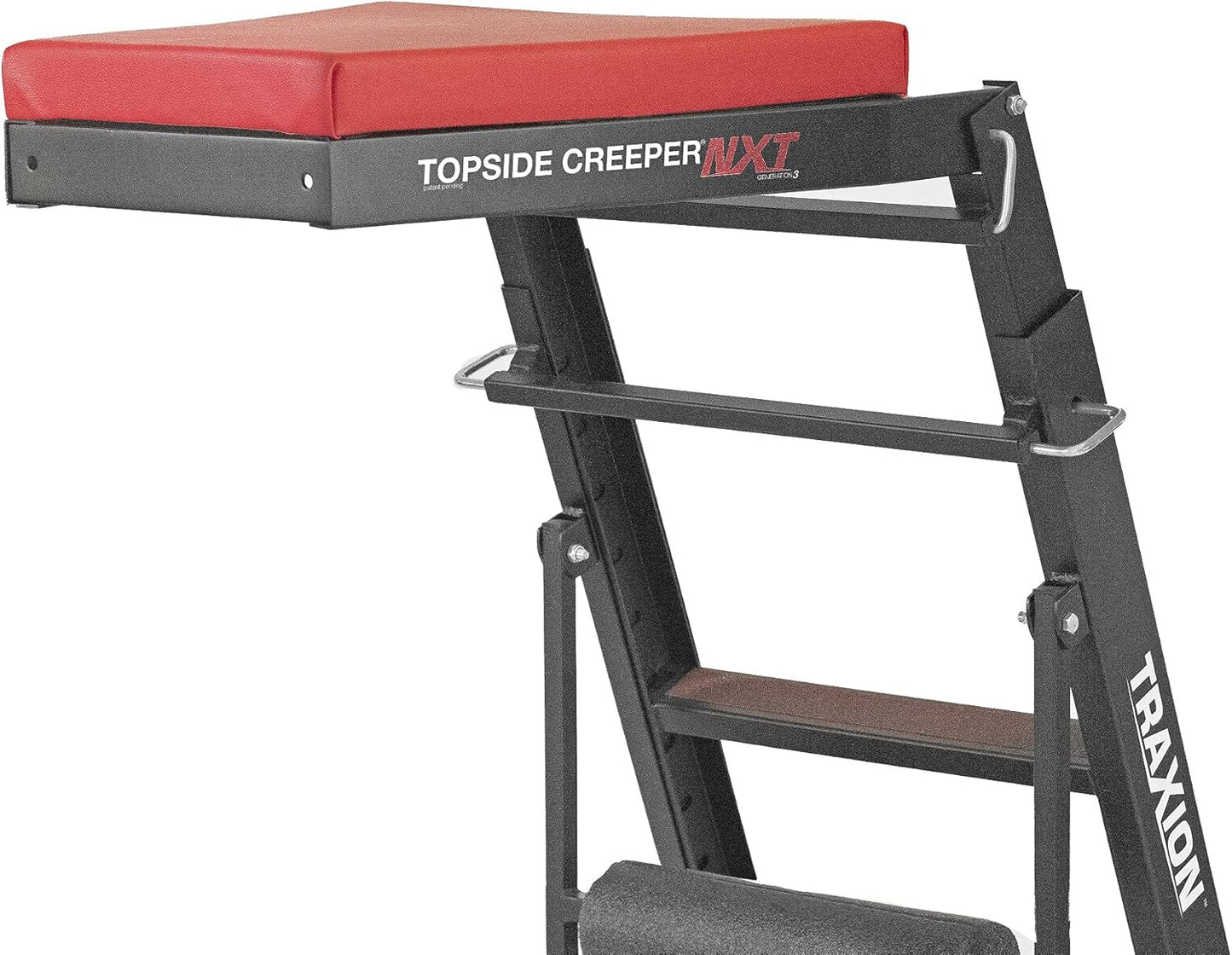 Traxion 3-200 NXT Foldable Topside Automotive Engine Creeper, Black and Traxion 1-500 VersaMat Roll-Up High Density Foam Utility Mat, Black