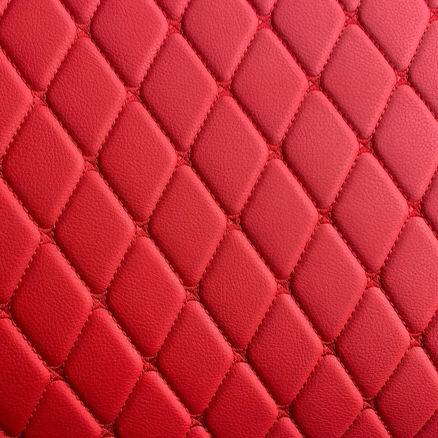 Custom All-Weather Protection Luxury Leather Floor Mats for Cars SUVs Trucks According Anti-Slip Leather Floor mats ﻿ (7,Red)