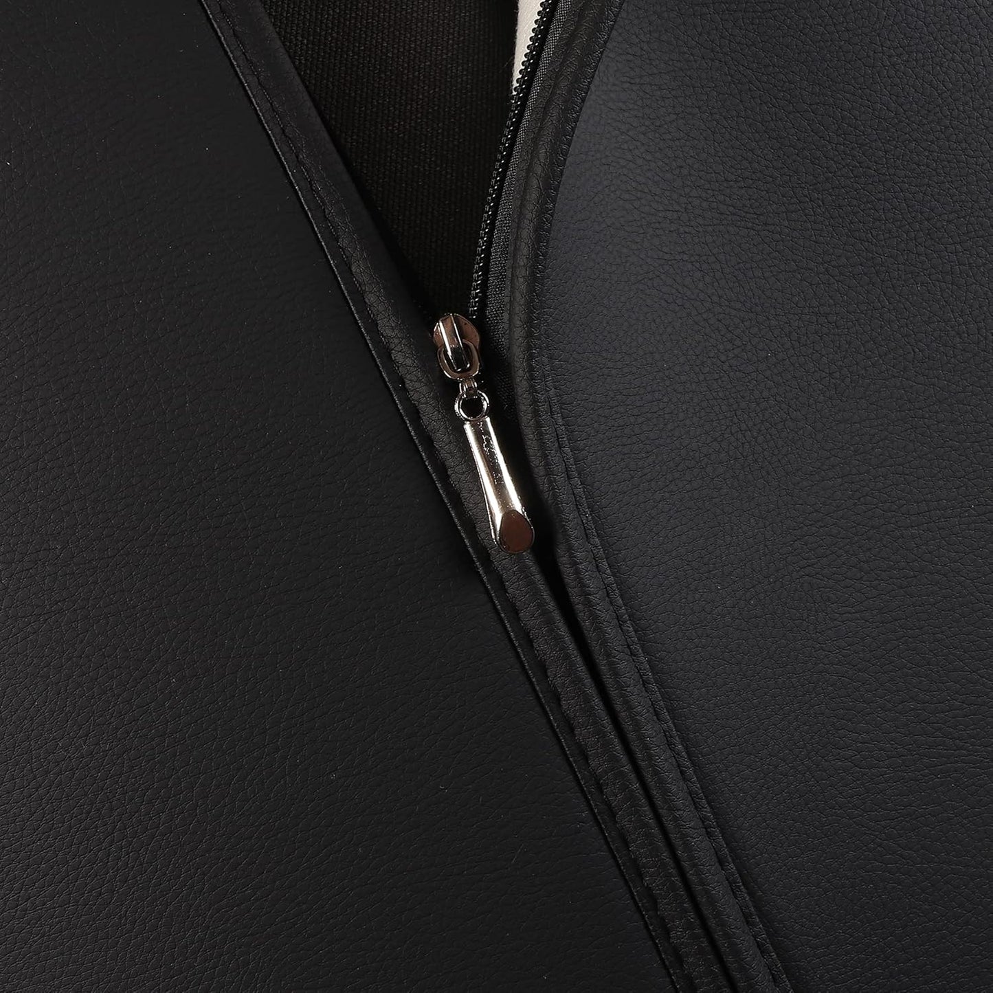 JOJOBAY Car Seat Covers for Dodge Ram,Fit 2009-2025 1500/2500/3500 HD Pick-up Truck,Crew,Regular,Quad,Mega Cab,Waterproof Synthetic Leather Seat Covers (Rear Seat Cover,BlackRed)