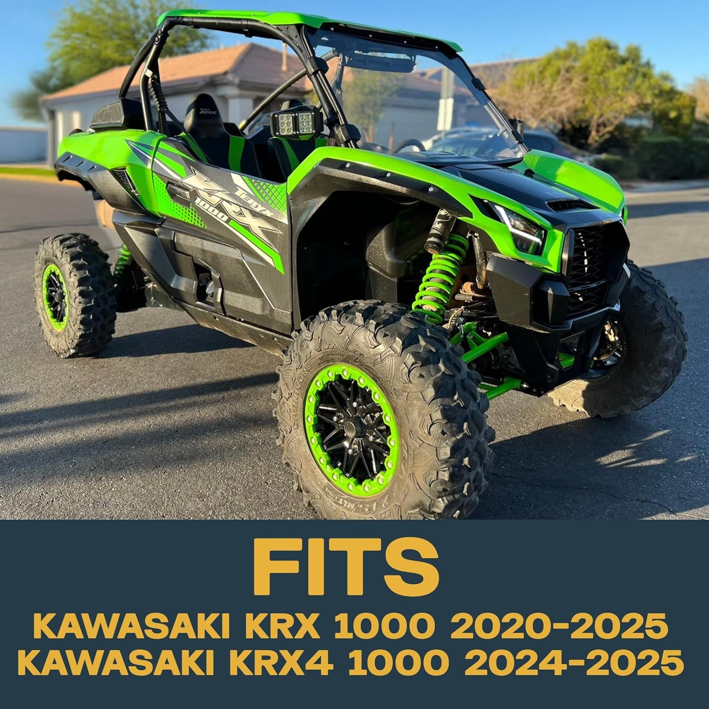 Kawasaki KRX/KRX4 1000 2020-2025 Ceramic Brake Pad Set Front & Rear (OE Size)