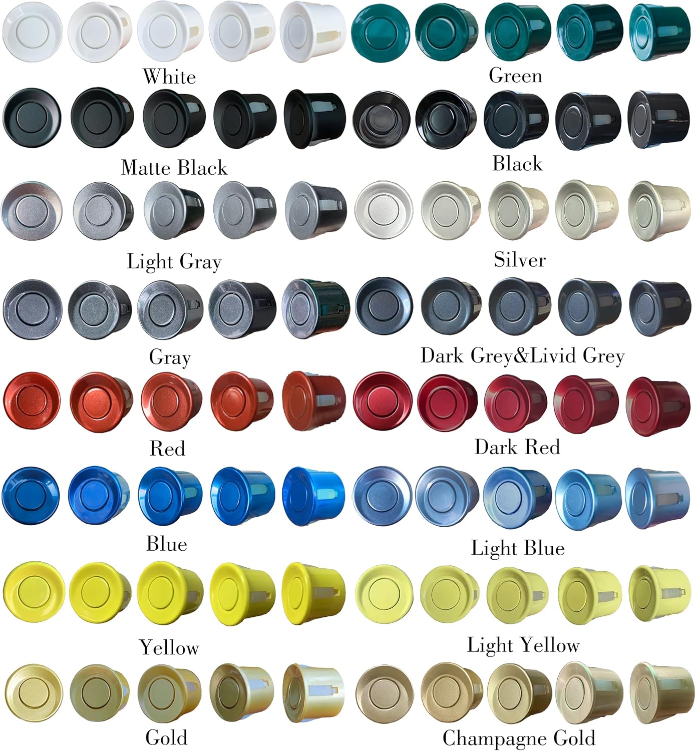 Radar Detectors 16 Color Options Adjustable Alarm Sound Professional Safety System(Dark Red)