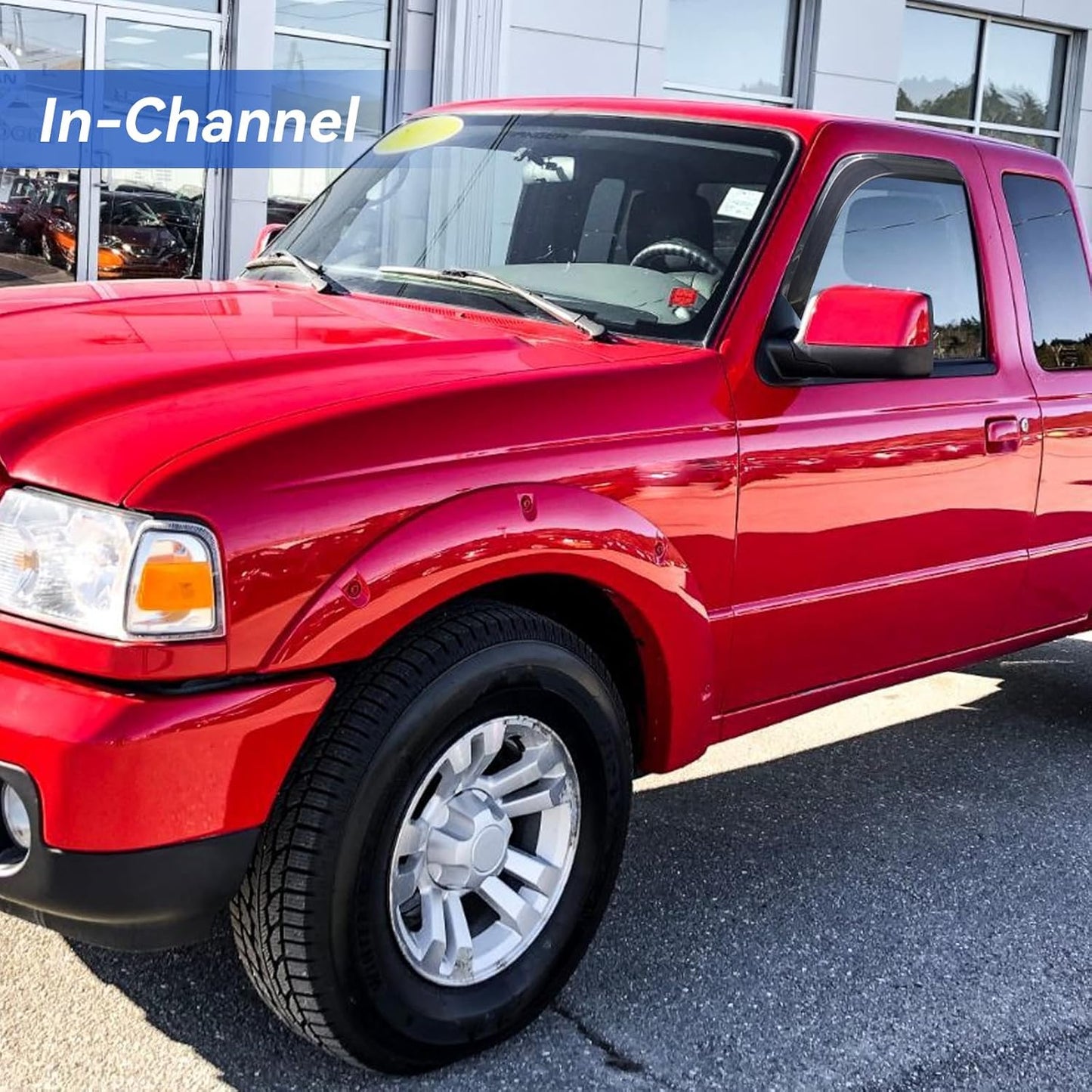 in-Channel Window Visors Rain Guards for 1993-2011 Ford Ranger, Window Vent Wind Deflectors Visors Shades for 1994-2009 Mazda B2300, 1998-2001 Mazda B2500, 1994-2007 Mazda B3000, 2PCS