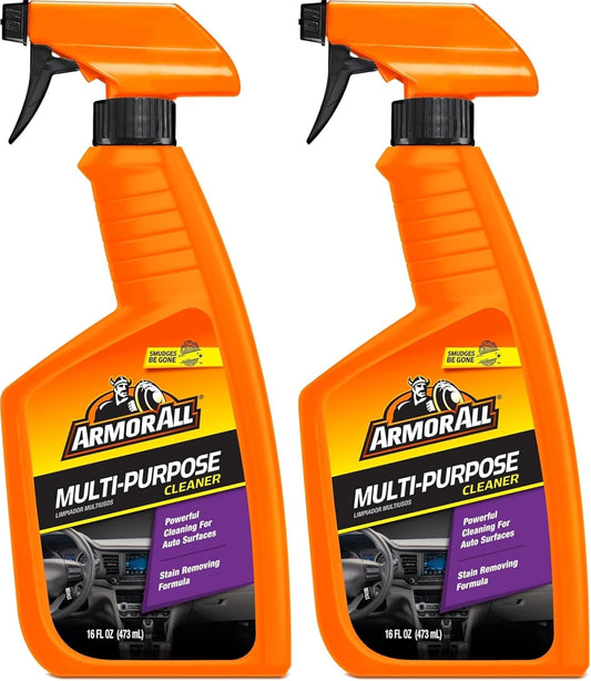 Armor All Multi Purpose Cleaner, Car Cleaner Spray for All Auto Surfaces, 16 Fl Oz (Pack of 2)