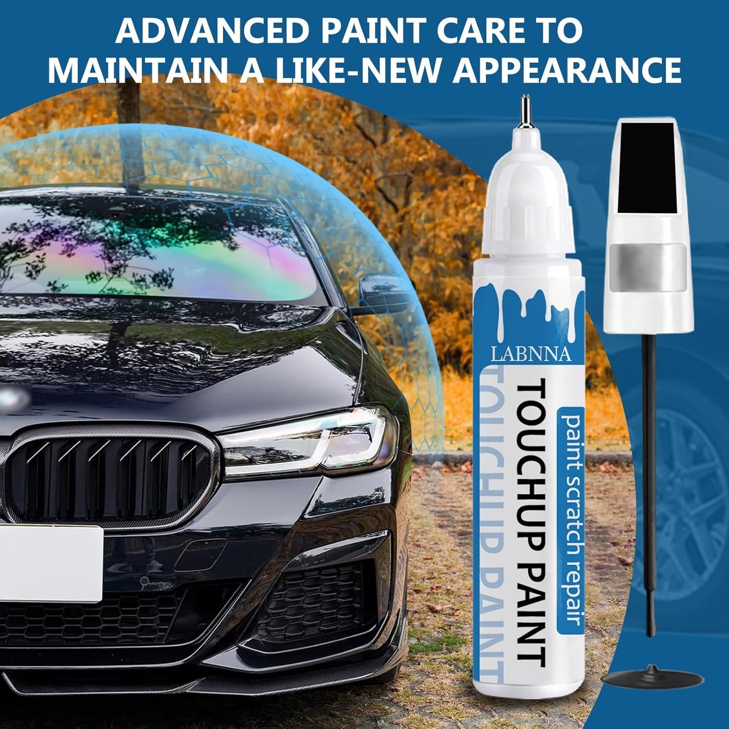 Wind Chill Pearl (089) Touch Up Paint for Toyota-Exact Match 2 in 1 touchup Paint Pen for Chips and Nicks Repair Car Paint Scratch Repair Kit