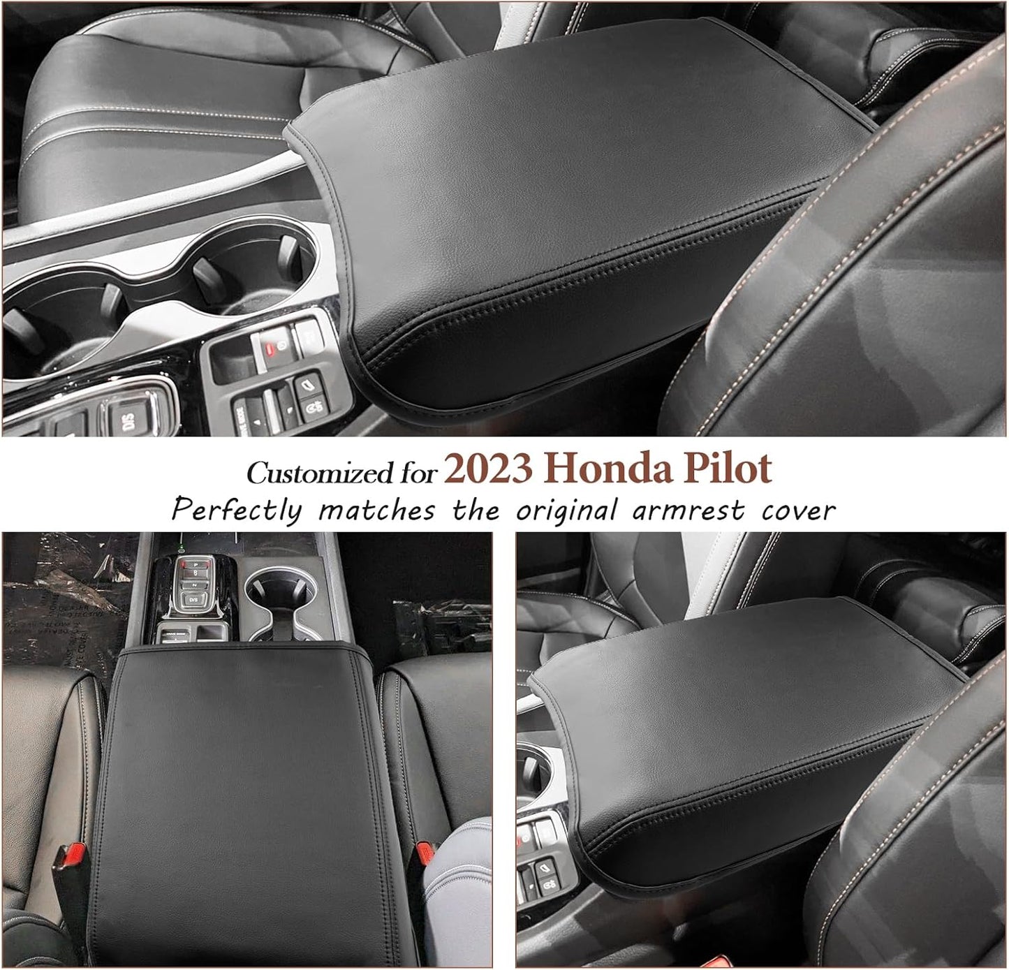 SKTU for 2023 2024 2025 Honda Pilot Armrest Cover for 2024 2025 2026 Honda Passport Center Console Cover 2023 2024 2025 Pilot Accessories 2025 2026 Passport Accessories Center Console Cushion