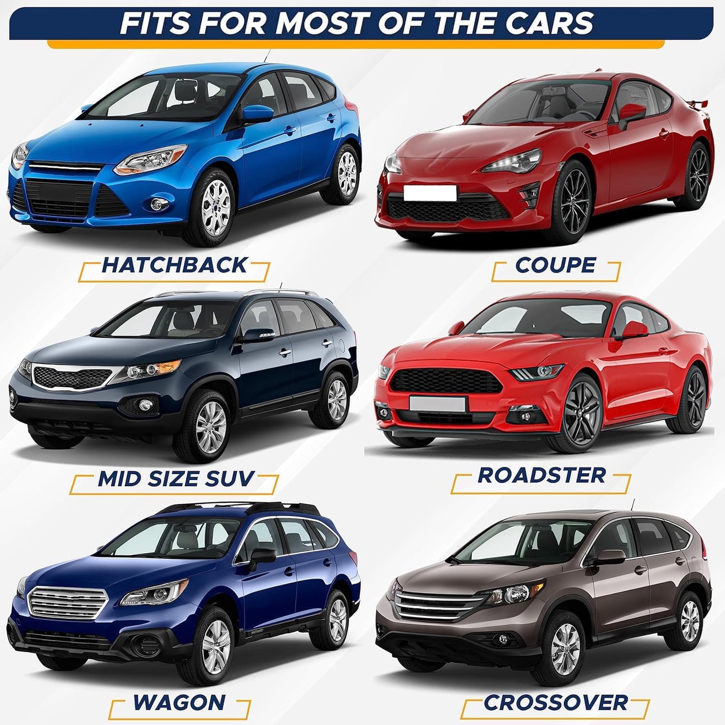 EcoNour Accordion Car Windshield Sun Shade (Gray) | Foldable Car Window Shades for UV Protection & Heat Block | Keeps Interior Cool | Sun Blocker for Front Window | 58 x 28 Inches