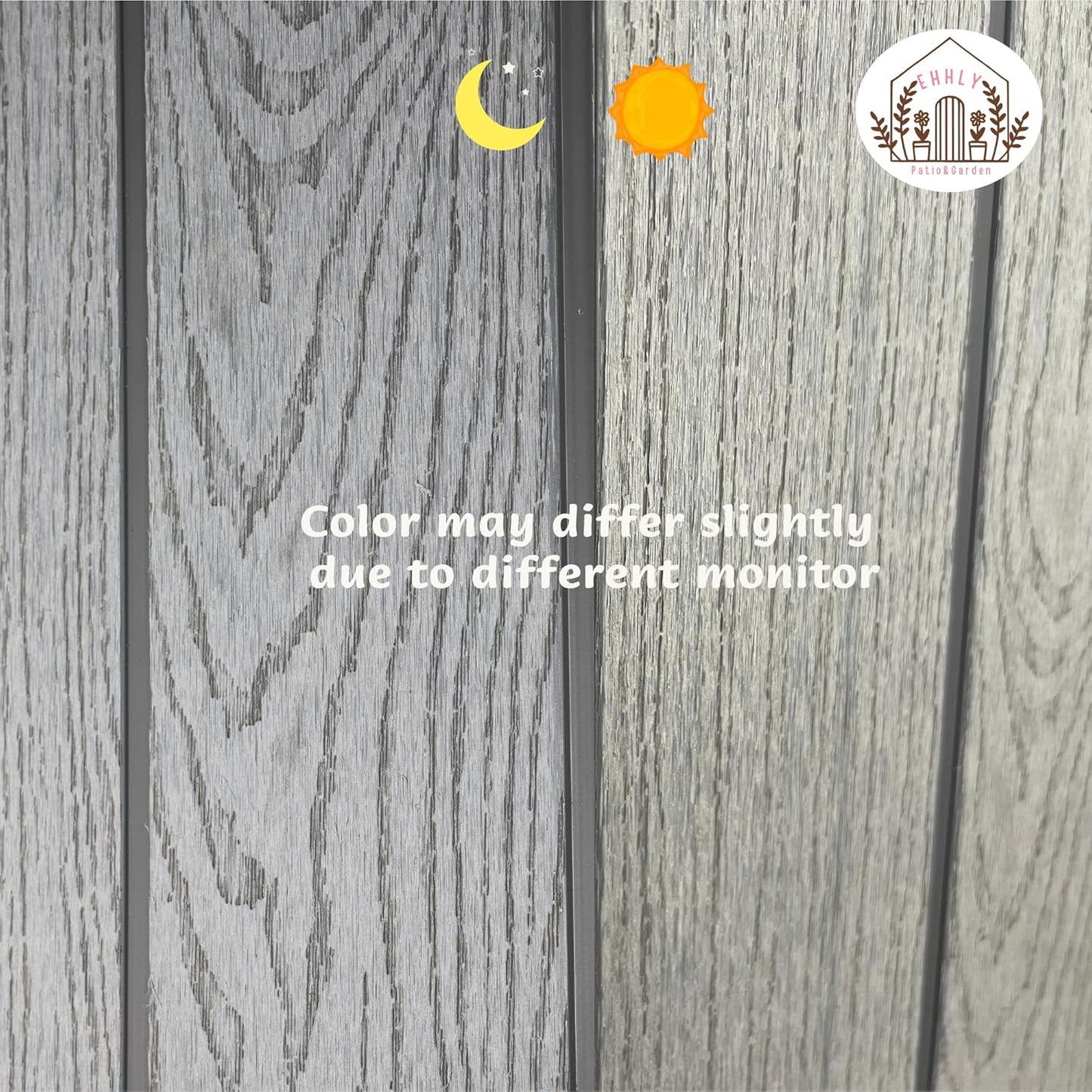 7.3x11.2 FT Resin Outdoor Storage Shed Large, 566 Cuft Garden Tool Sheds & Outdoor Storage Plastic Shed with Floor, 8FT Tall Backyard Lawn Mower Storage Shed with Side Window, Cemented Grey