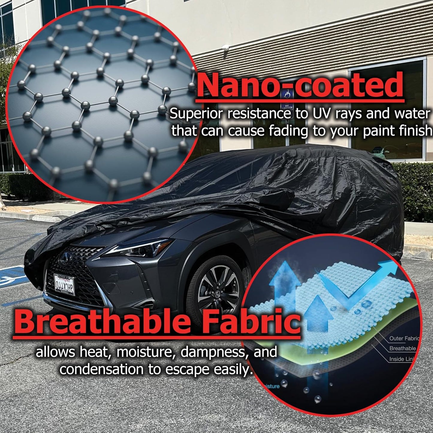 Custom FIT Car Cover fits 2020-2025 Chevy Corvette C8 XTREMECOVERPRO Diamond Series Black