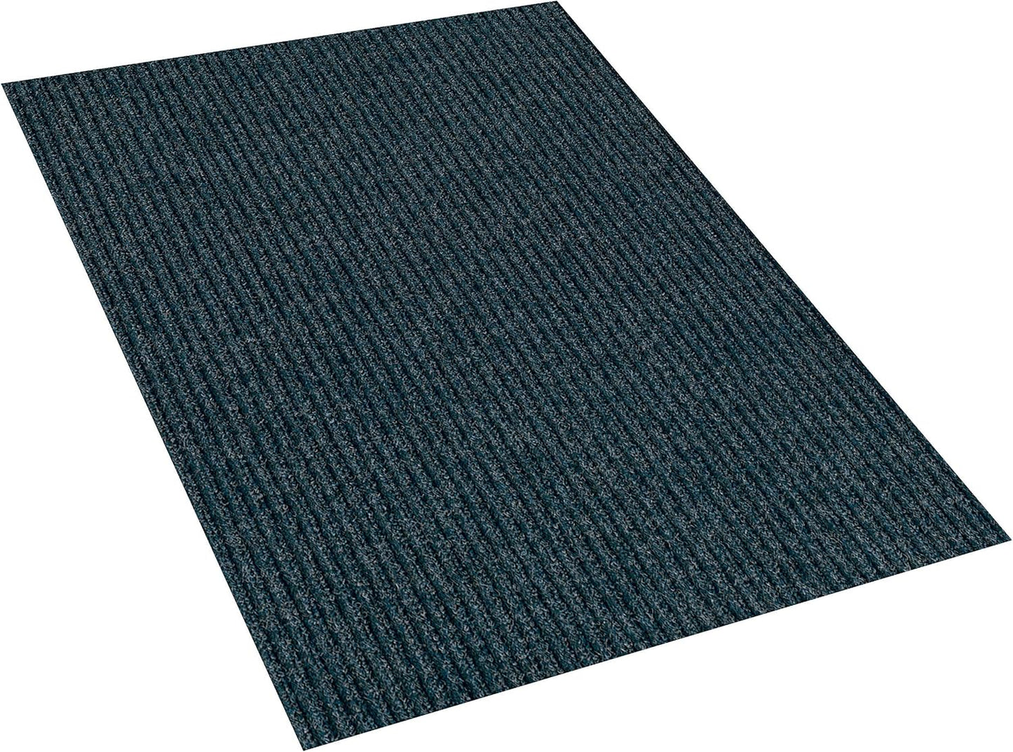 KOECKRITZ Heavy Duty Durable All Weather Indoor/Outdoor Non Slip Entrance Mat Rugs and Runners for Office Business Building Home Garage Front Door (5' x 12', Blue)