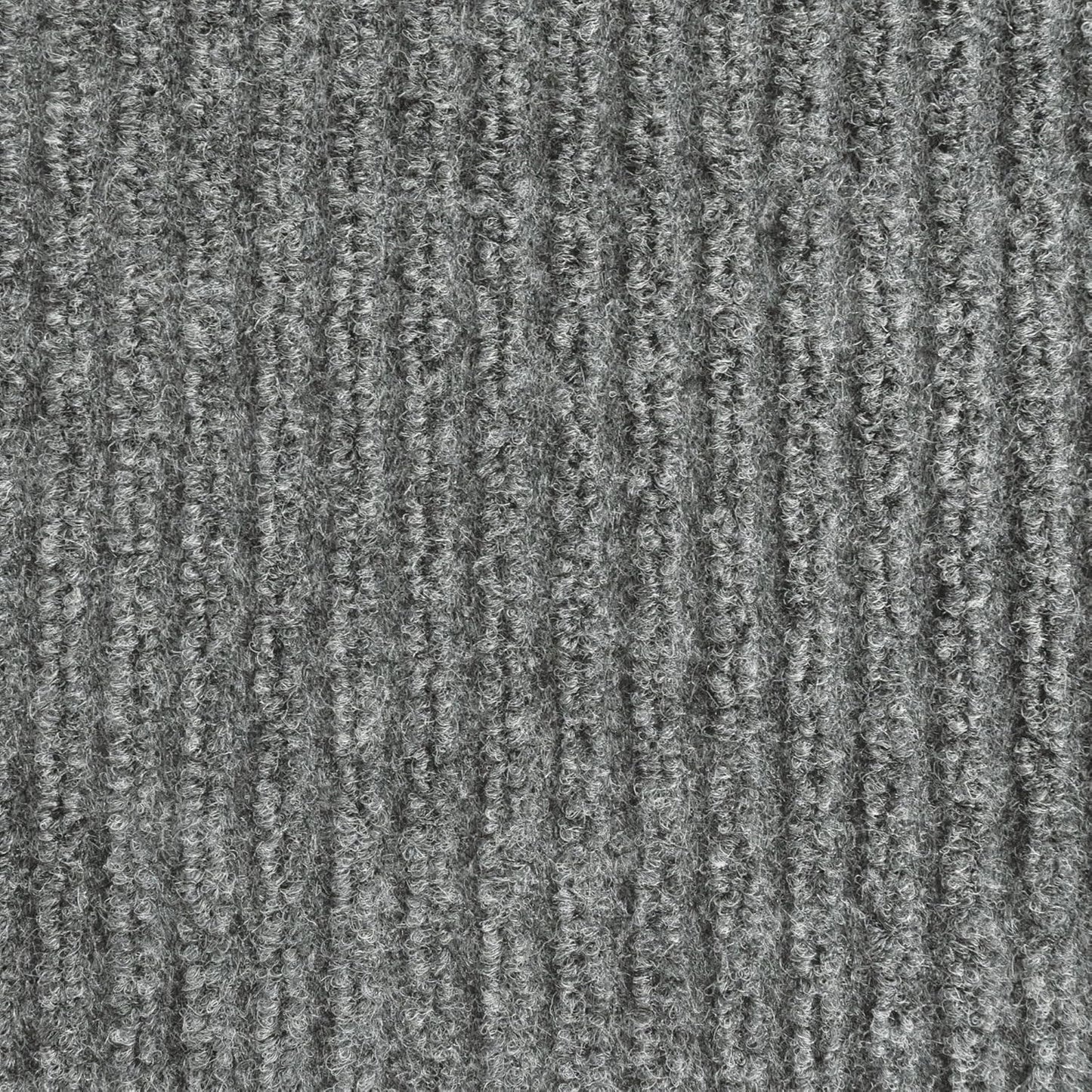 iCustomRug Spartan Weather Warrior Duty Indoor/Outdoor Utility Ribbed in 3ft,4ft,6ft Widths 70 Custom Sizes with Natural Non-Slip Rubber Backing 4'X82' in Grey