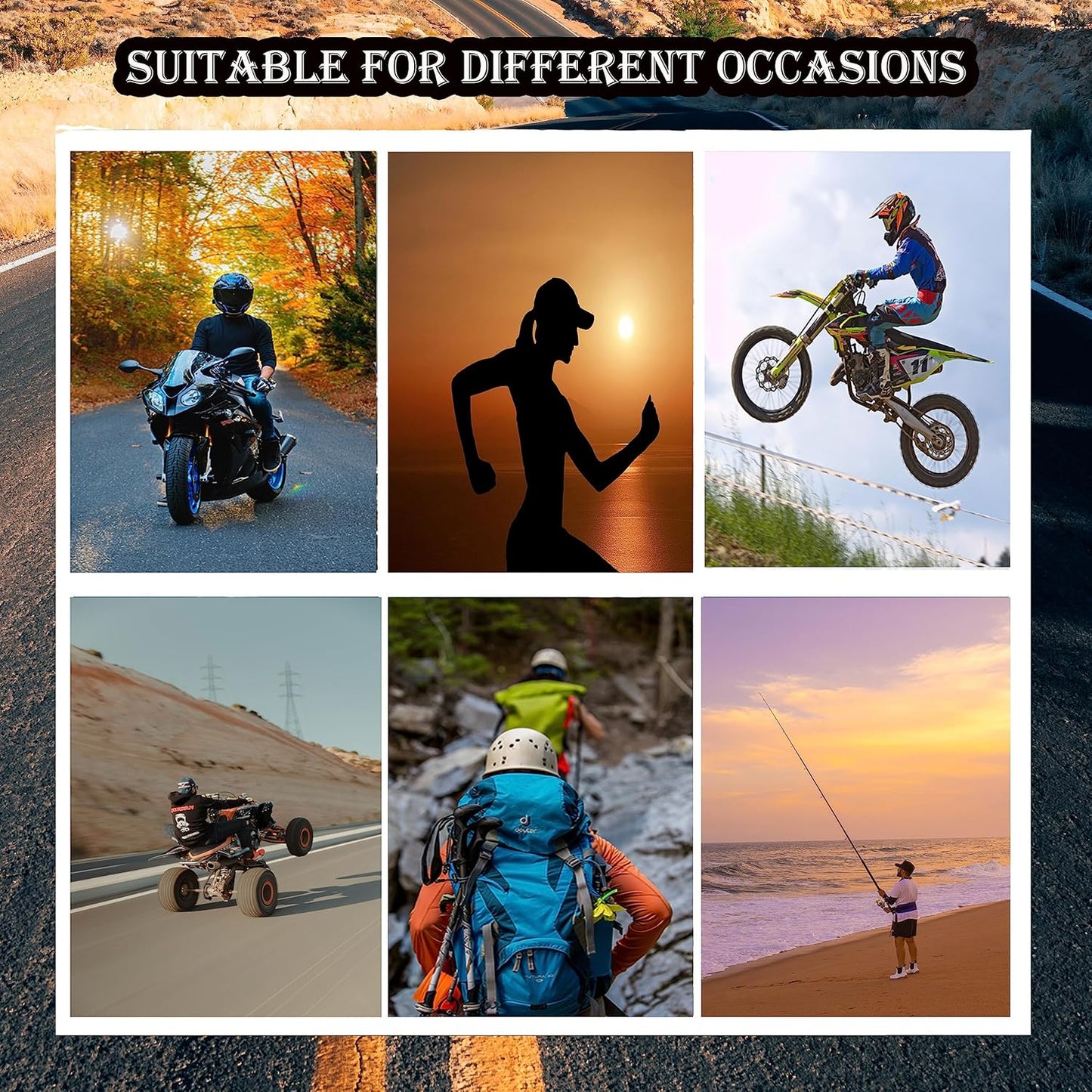 Motorcycle Gloves for Men/Women - Dirt Bike & Motocross Gloves with Anti-Slip ATV BMX MX MTB Riding Cycling Features