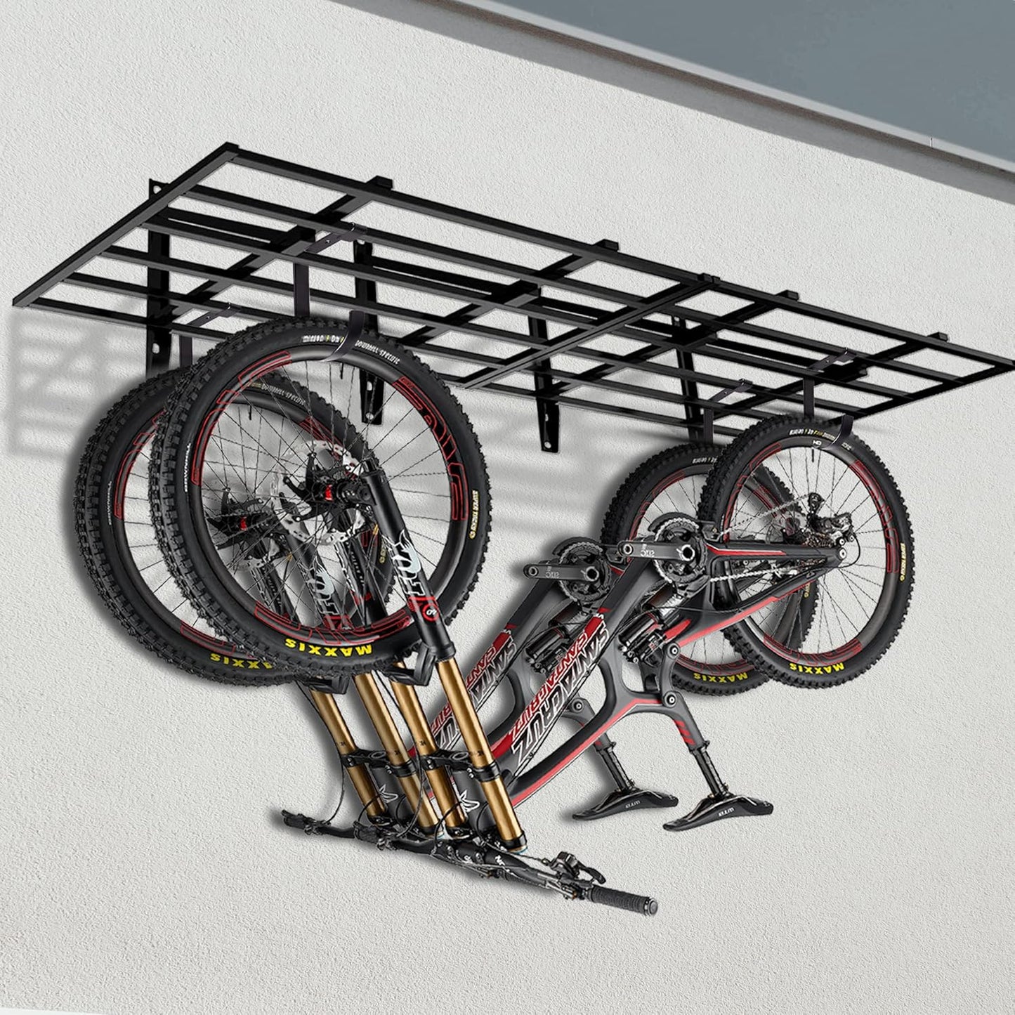 6-Pack Storage Hook for Garage Ceiling Rack & Wall Shelves, Alloy Steel, 70lbs Capacity, Black