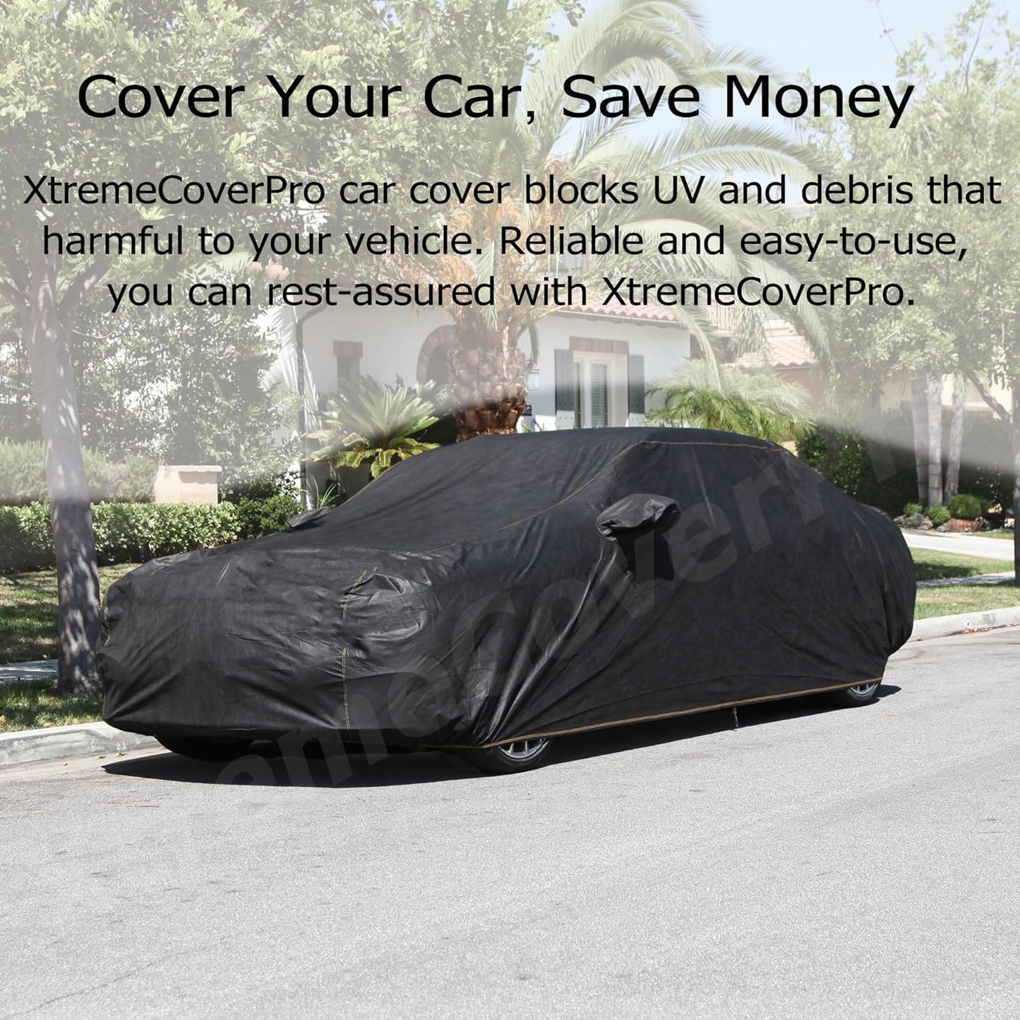 Custom FIT Car Cover fits 2020-2025 Chevy Corvette C8 XTREMECOVERPRO Diamond Series Black
