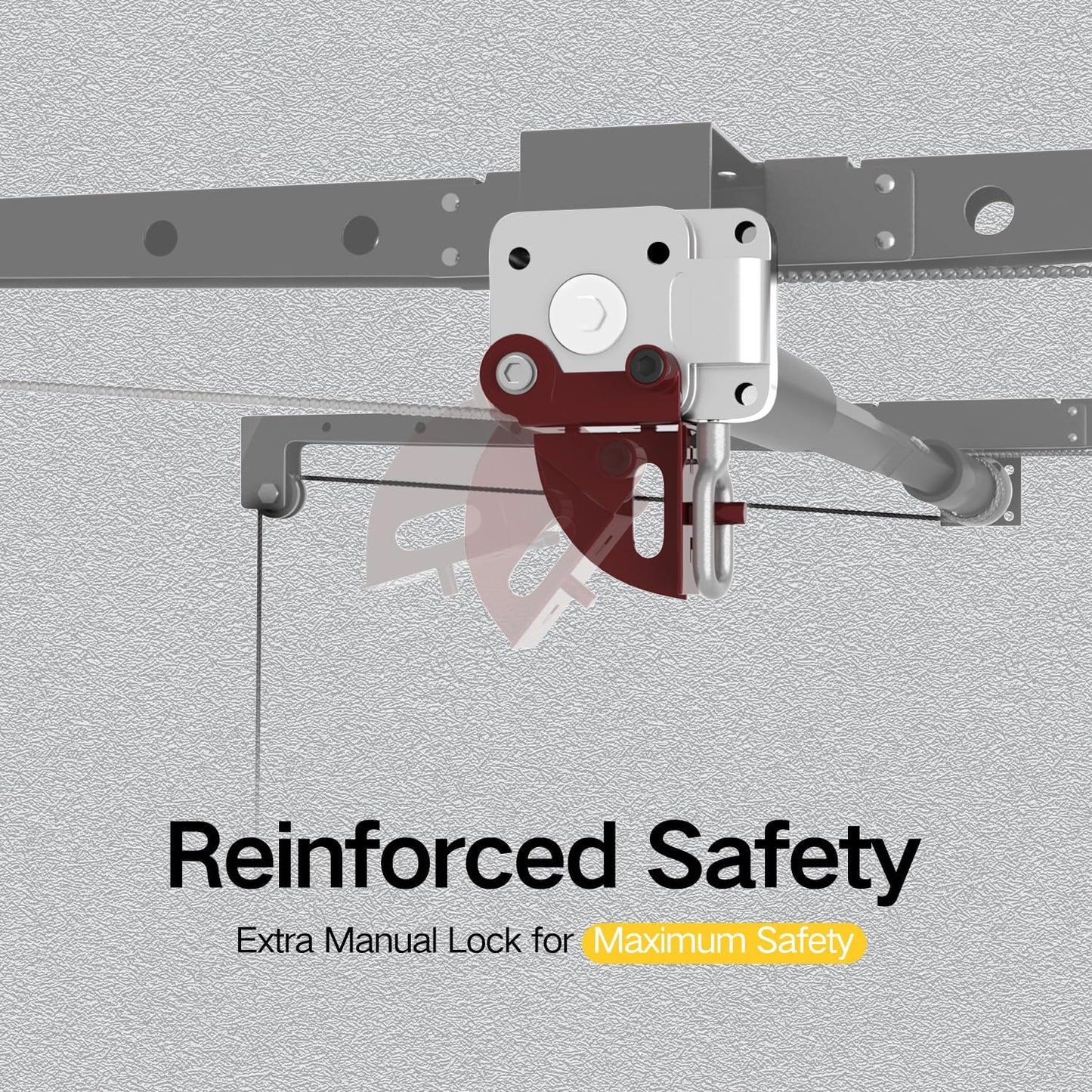 Overhead Garage Storage Rack, 4x4 Ft Adjustable Garage Ceiling Storage Lift, Heavy-Duty Ceiling Mounted Storage Lift System for Garage Organization, 250lbs Weight Capacity